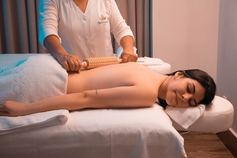 female spa treatment